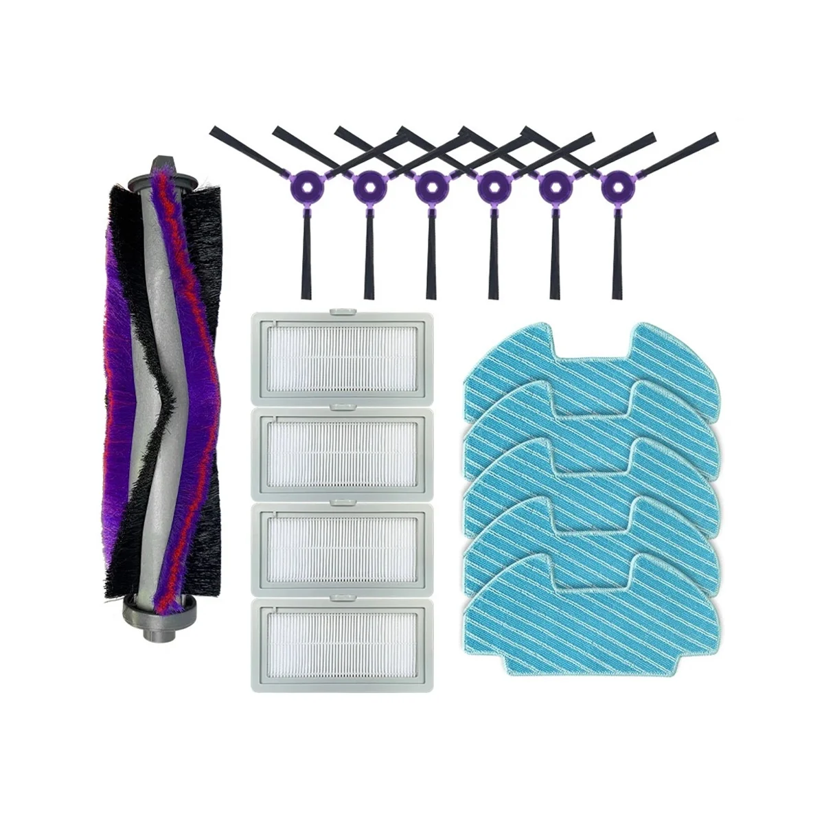 

A06P-For Midea I5 I5C VCR07 VCR08 MR09 Samsung VR05R5050WK Vacuum Cleaner Part Main Side Brush Hepa Filter Mop Cloth Rag