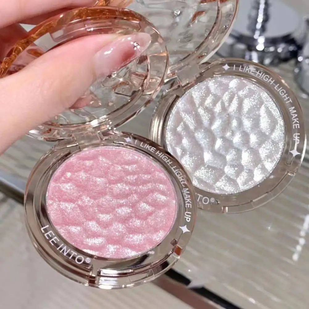 Resaltador de alto brillo, maquillaje en polvo de diamante para mujer, resaltador de brillo, Cosméticos coreanos para cara y cuerpo