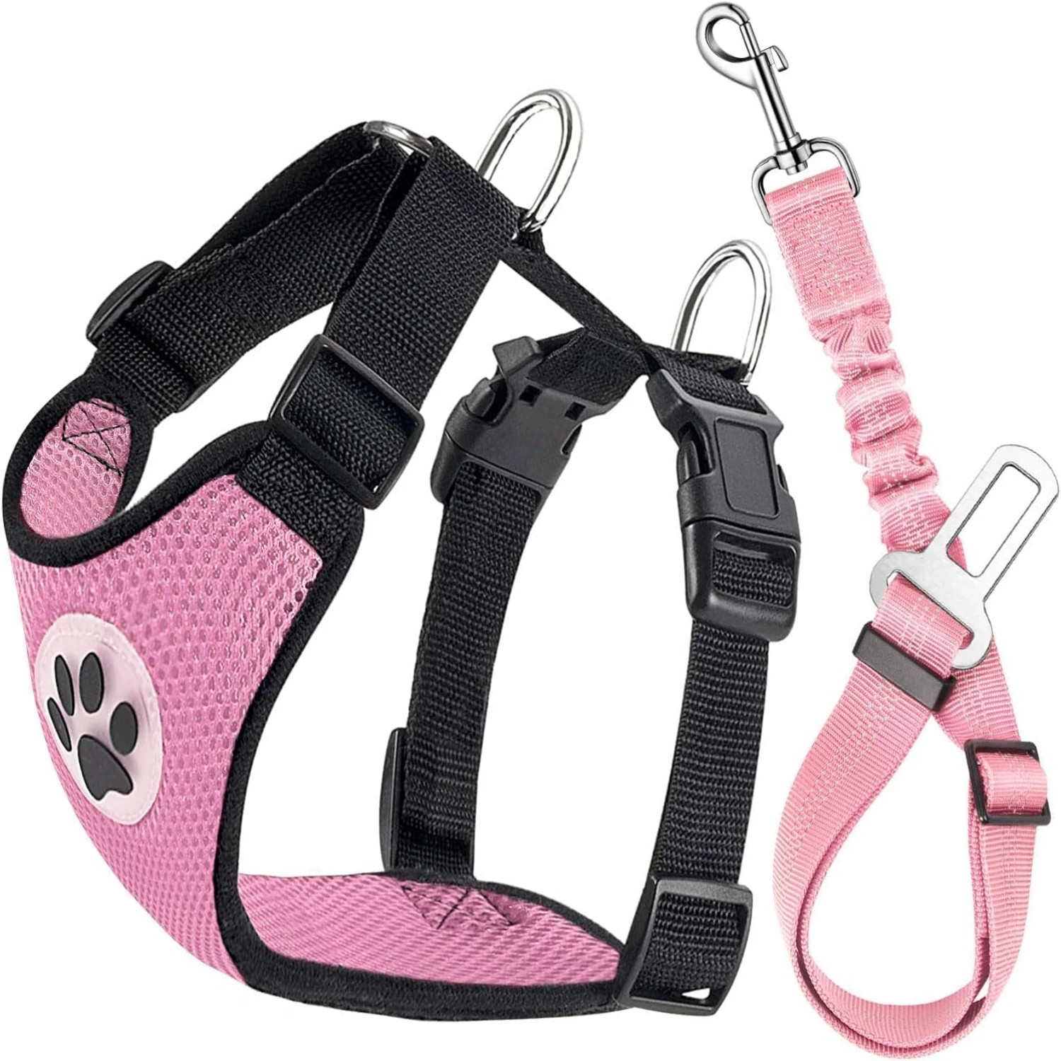 Enhance your pet's daily adventures with this essential, cozy, and chic pet harness. Prioritizing safety, style, and comfort for