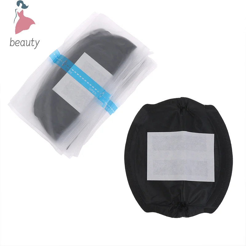 10Pcs Disposable Sweat Pads Private Breathable Urine Pad Sweat Absorbing Paste Sanitary Napkin for Men Black