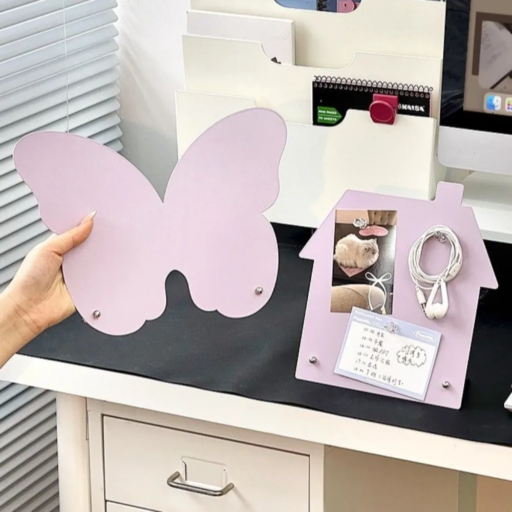 Multifunctionele metalen plaat Magnetisch stickerbord Magnetische clip Beweegbaar desktop Memorandum Notitiebord Thuis