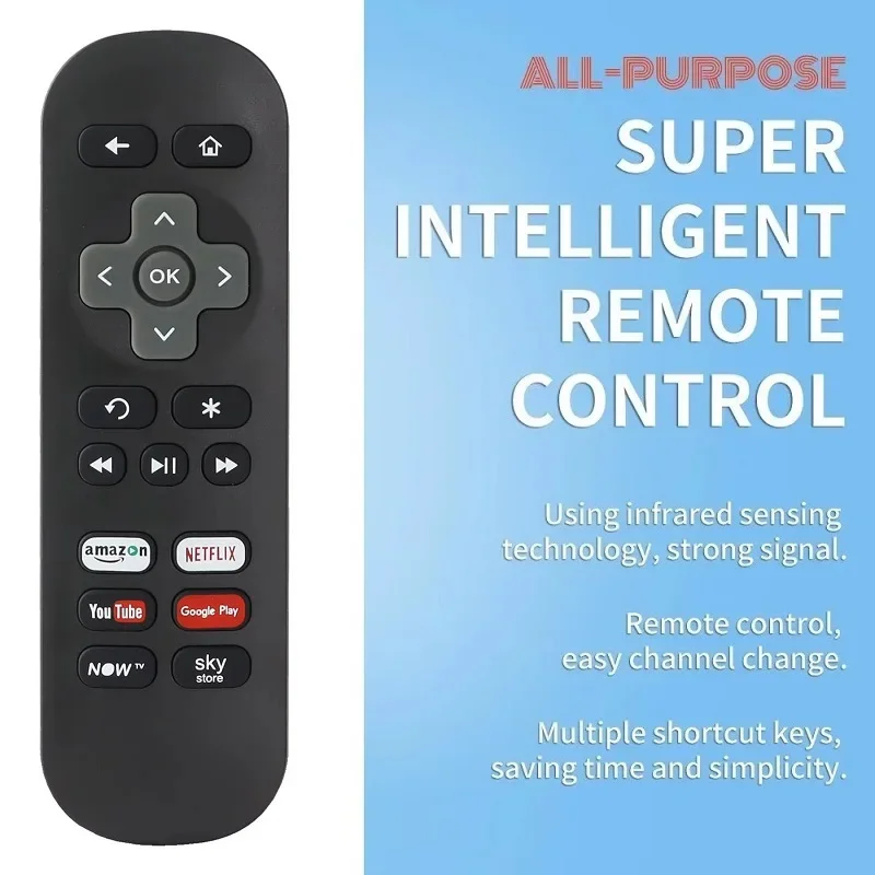 YP New Controller for Now TV Nowtv Set-Top Box 4500SK-RCU NOW100-RCU 4200SK 4201SK 4500SK 2400SK Universal Remote Control Use