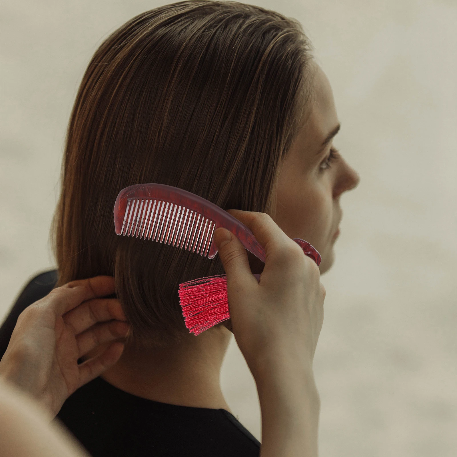 

Wooden Hair H made Purple S Carving Small Wooden Comb For Girl Pocket Portable Massage for Women Men Kids Gifts