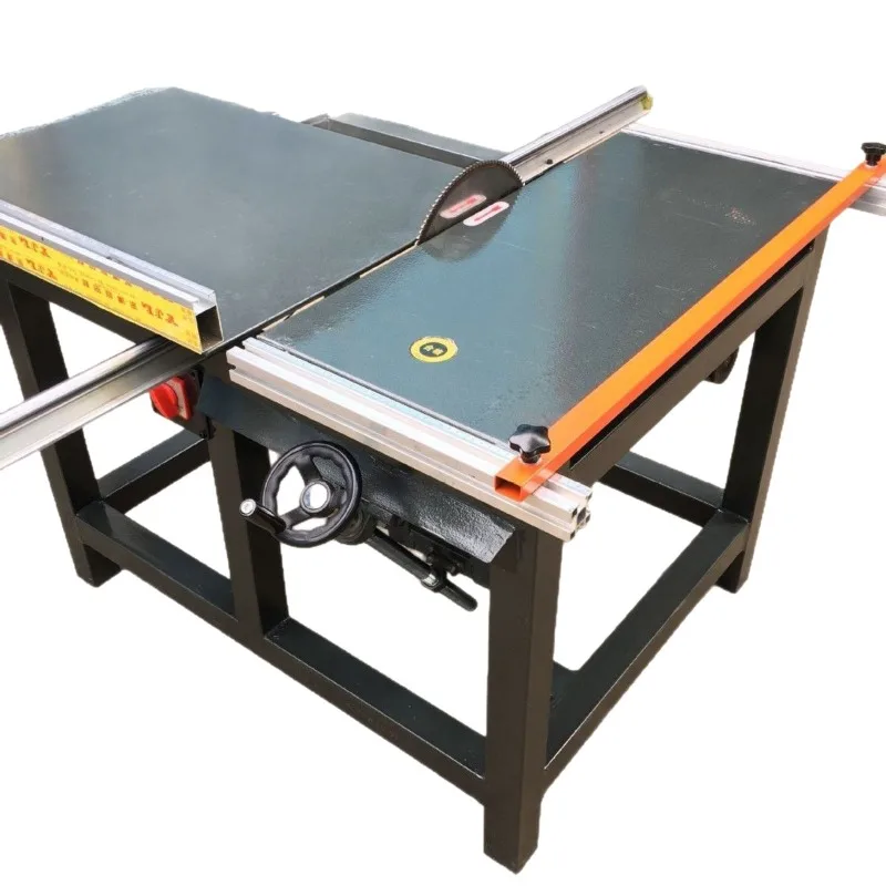 1.5M woodworking machinery and equipment, simple push table saw, round rail 90 degree 45 degree precision panel
