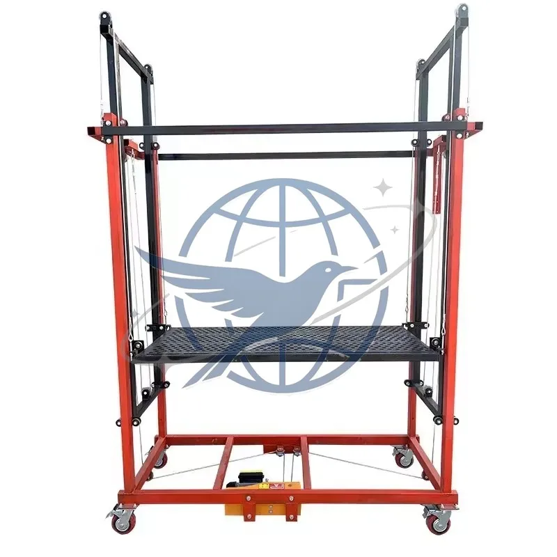 Portable 2m-13m Movable Elevator Scaffold Platform 500kg Safety Building Materials Elevator Electric Scaffold