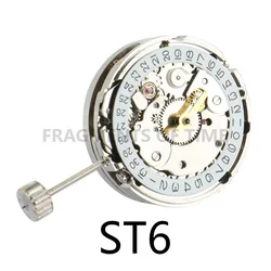 Mechanical Watch Movement ST6 Three-Hand Single Calendar Automatic Movement Accessories Replacement Brand New High Quality