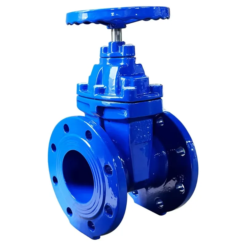 DN50-DN1200 PN16 BS DIN مقعد مرن قياسي F4 بوابة صمام للمياه دليل DI القناة الحديد OSY ونوع NRS QT450 #1