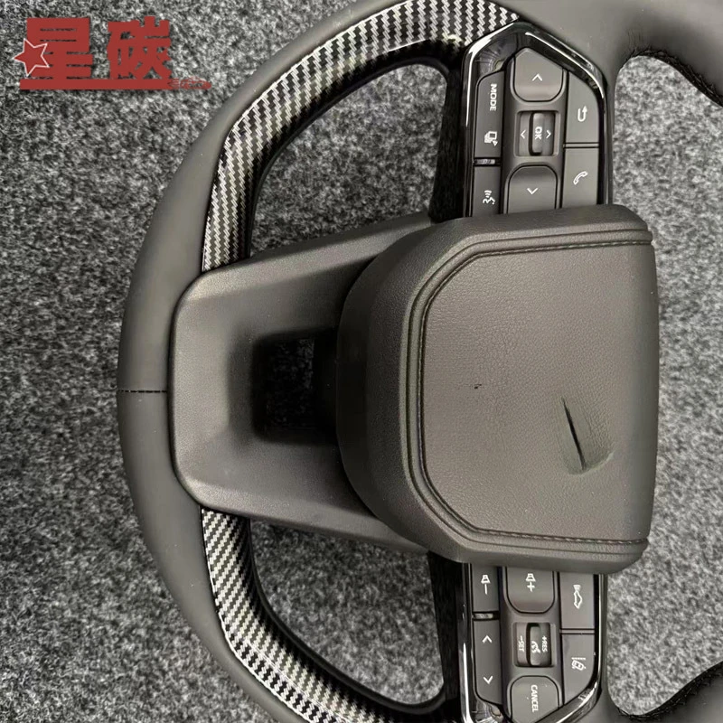 

For Toyota LC/Alphard 80 Series/Hilux/Land Cruiser/Crown Carbon Fiber Pattern Steering Wheel
