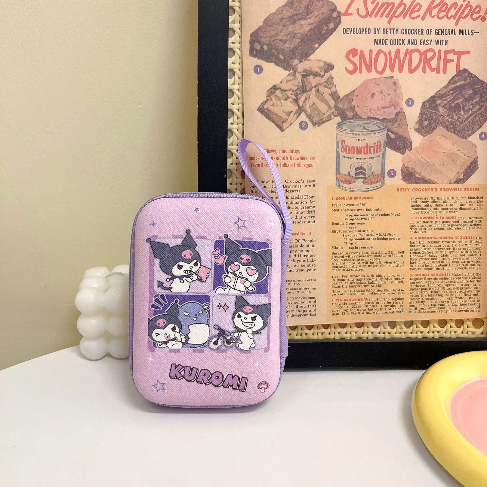 Hello Kitty Tragbare Aufbewahrungsbox, Kuromi Aufbewahrungstasche, Pochacco Datenkabel-Ladegerät Reise-Aufbewahrung Münzbörse Schutzhülle Geschenk – Detail 8