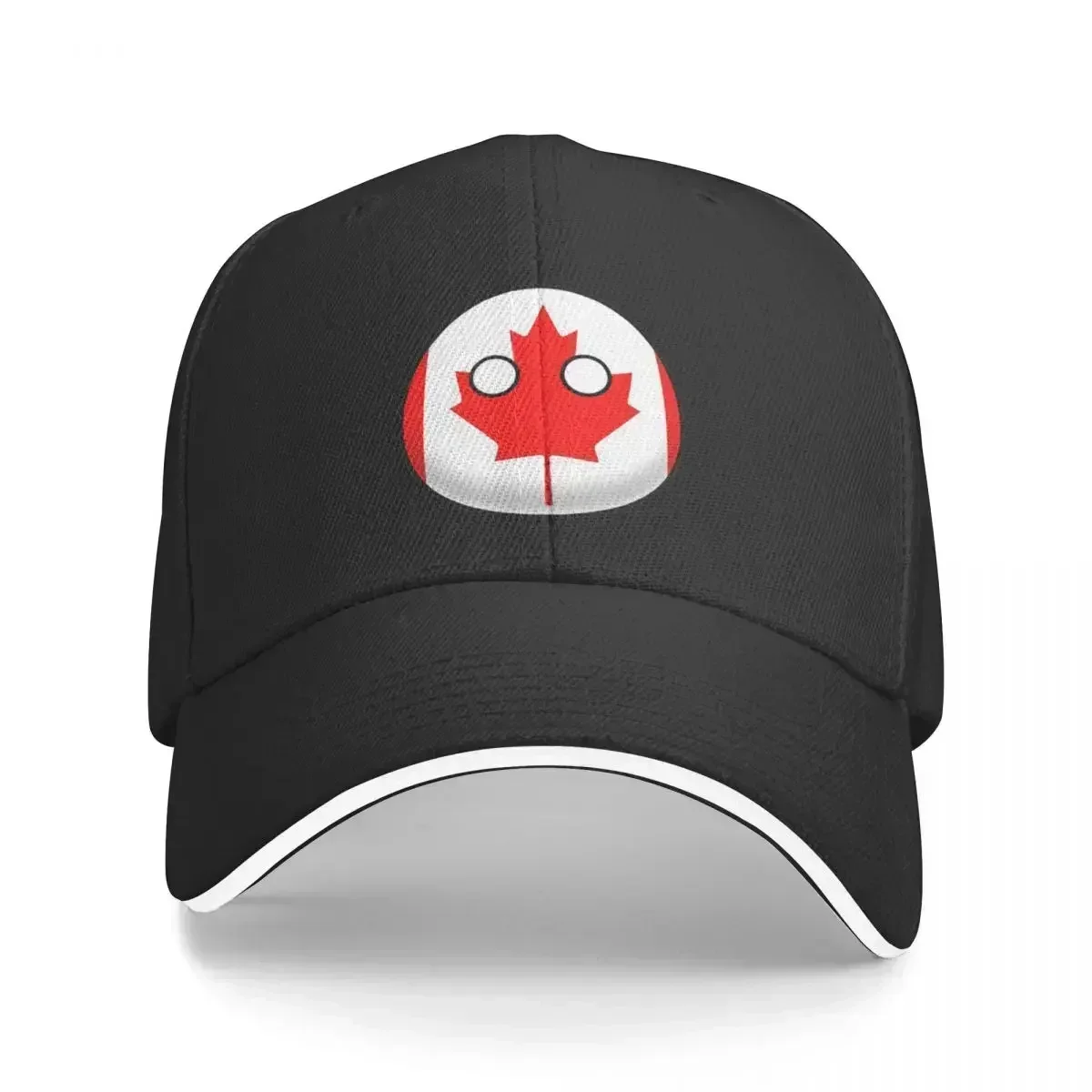 New Canada Countryball Flag Color Camping Baseball Caps For Womens High-end Female Beach Hat Peaked Cap