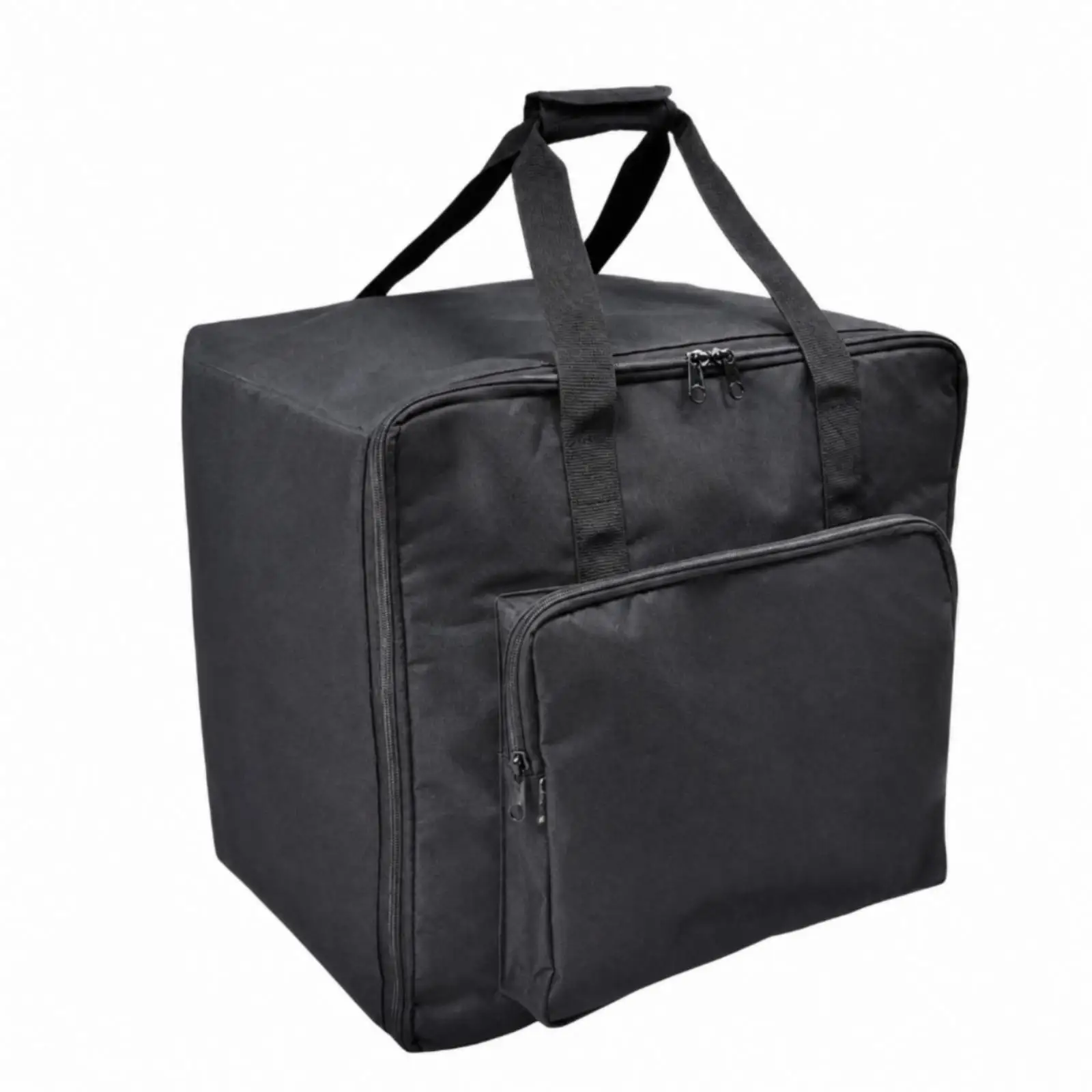 Portable Washer Carrying Bag with Front Pocket Reinforced Compact Washing Machine Storage Bag Zippered for Apartments, Dorm