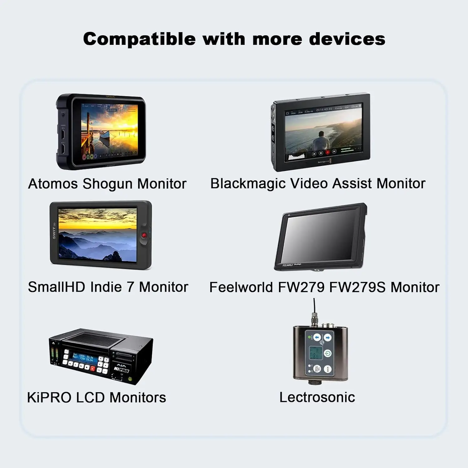 كابلات ألفين PD USB-C Type-C إلى تيار مستمر 5.5 × 2.5 مم 12 فولت كابل طاقة لمساعدة في الفيديو Blackmagic |   أتوموس شوغون |   SmallHD |   عالم الشعور