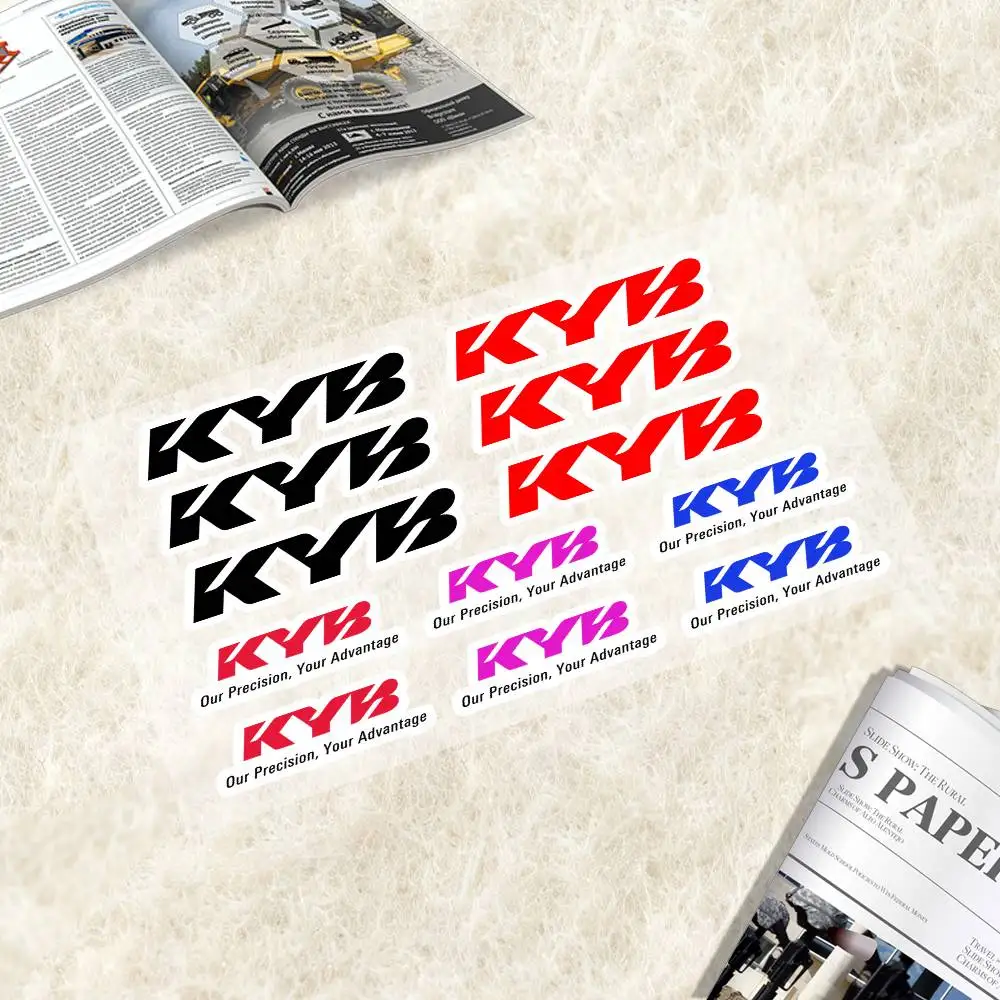 

Цветные наклейки Kyb, наклейки для мотоциклов, наклейки на кузов автомобиля, бамперы, окна, мотоциклы, ноутбуки, стены, виниловые наклейки, аксессуары для тюнинга автомобилей