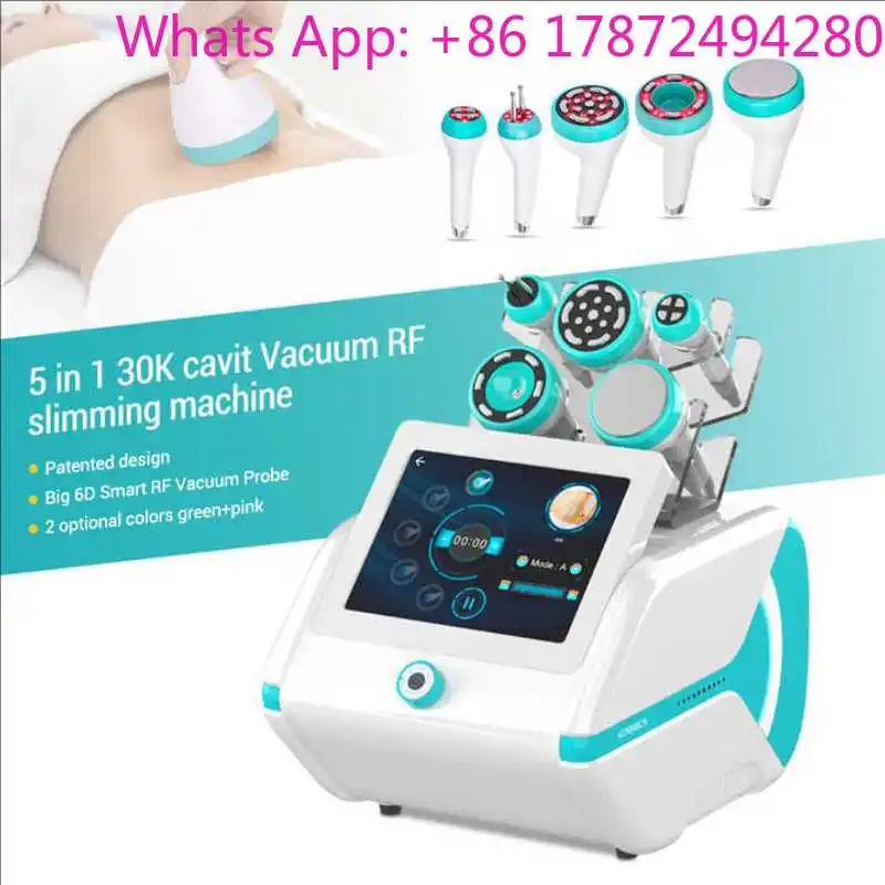 

5-in-1 S Shape Cavitation Machine - 40K/80K Ultrasonic Vacuum Body Slimming Tightening Tool