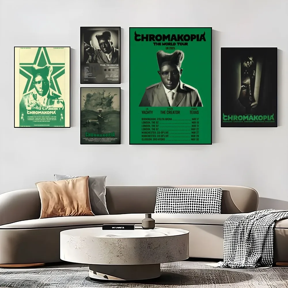 Rapper T-Tyler Creator C-Chromakopia Poster Prints Perfect Design Nordic Modern living room Home Decor Gift