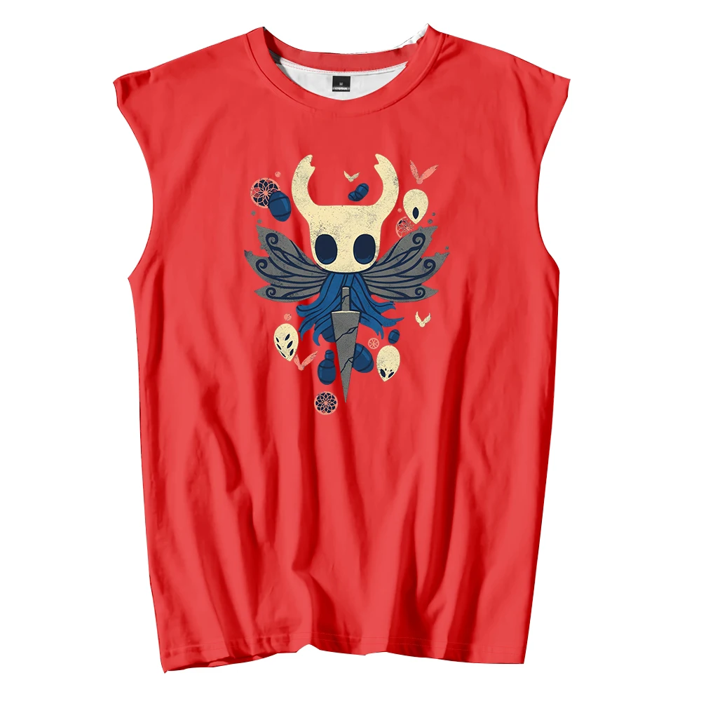 GF Game Hollow Knight Merch Harajuku Tank Tops Unisex Sleeveless Vest Women Men Outdoor Streetwear Tops