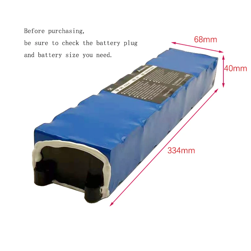 10S3P 36V/42V Brand new and original 7800mAh Efficient Waterproof Electric scooter Lithium Battery with BMS for Scooter Balanced