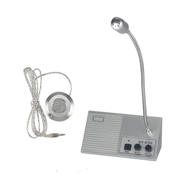 

Bank Window Intercom System Interphone Zero-touch Communication