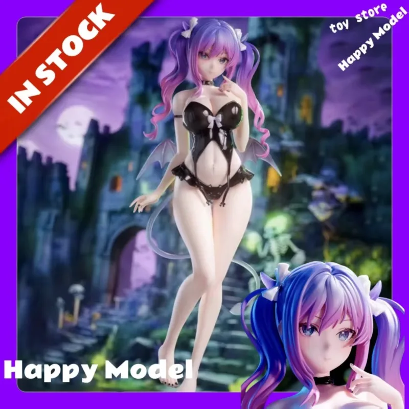 

In Stock Anime Pretty Girl Figure Pixiv Little Devil Beauty Figurine Model Chassis Desktop Collection Ornament Festival Gifts