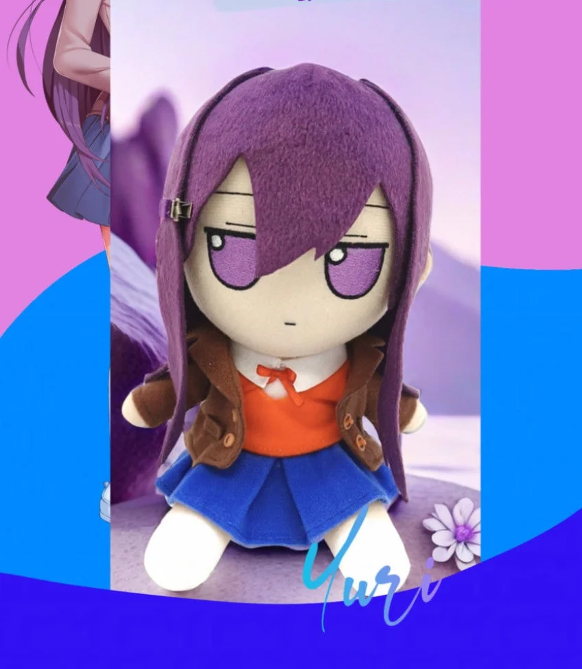

Новый 20 см литературный клуб Doki Doki! Юрий плюшевые игрушки милые мягкие аниме подушки куклы-фумо для детей подарок на день рождения и Рождество