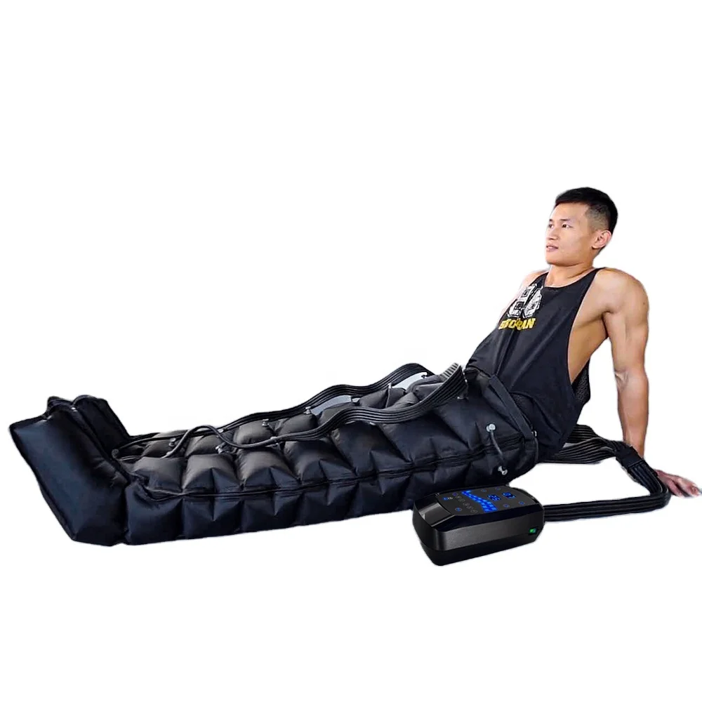 Wireless 5000mAh Rechargeable 8 Chambers Portable Sports Recovery Full Legs & Hips Compression Massage Device