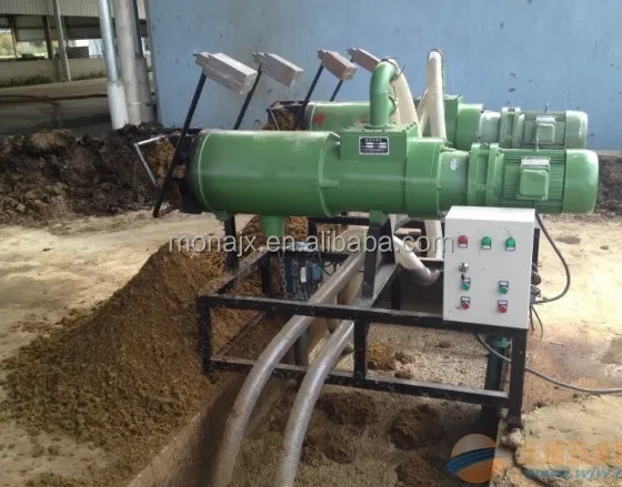 

animal manure dehydrator/chicken dung dewatering seperator/screw press solid liquid separator/organic fertilizer making machine