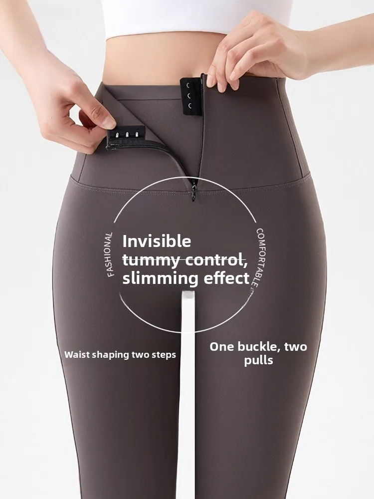 

Женские брюки для йоги с высокой талией, новые весенние эластичные облегающие брюки для фитнеса с длинными штанинами, скрытой молнией, дышащие, удобные