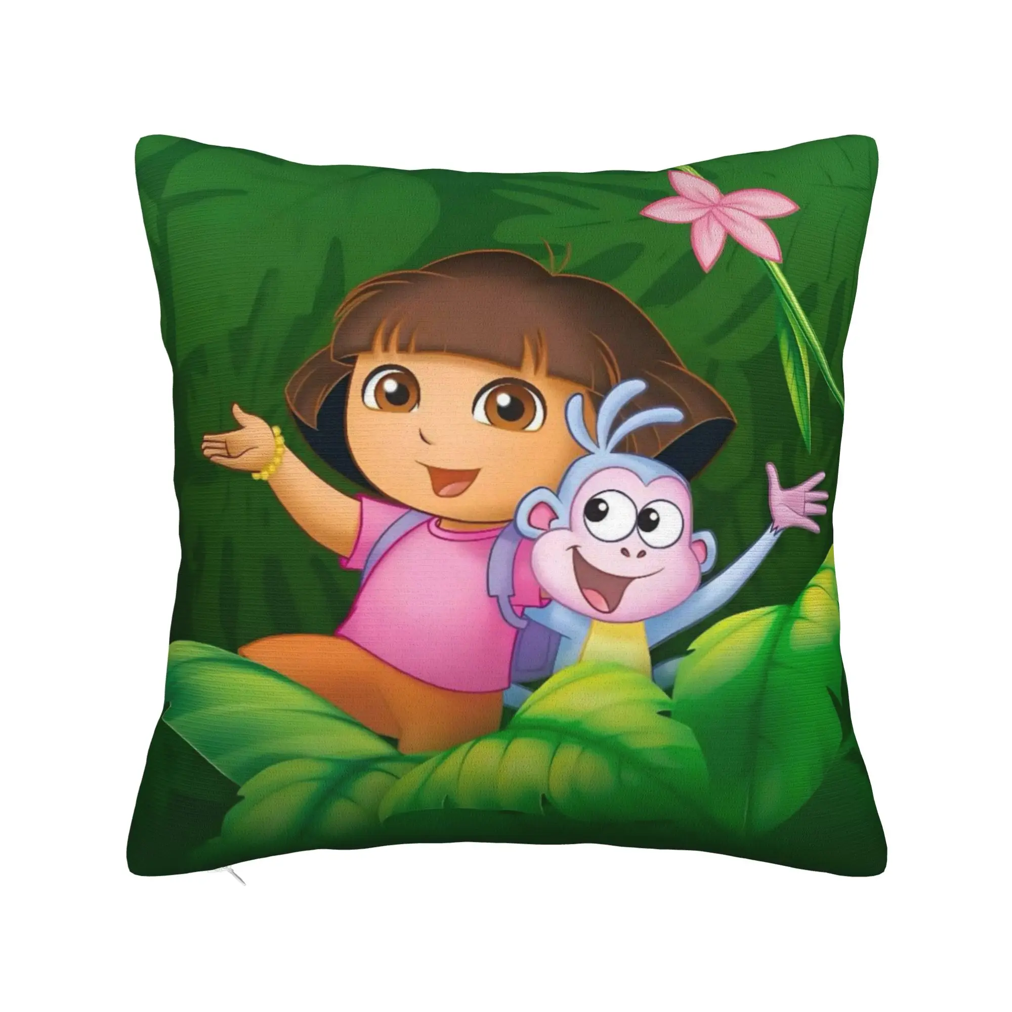 Decorative Pillow Covers D-Doras The Explorers Accessories Chair  Pillow Case Cover Square Multiple Sizes