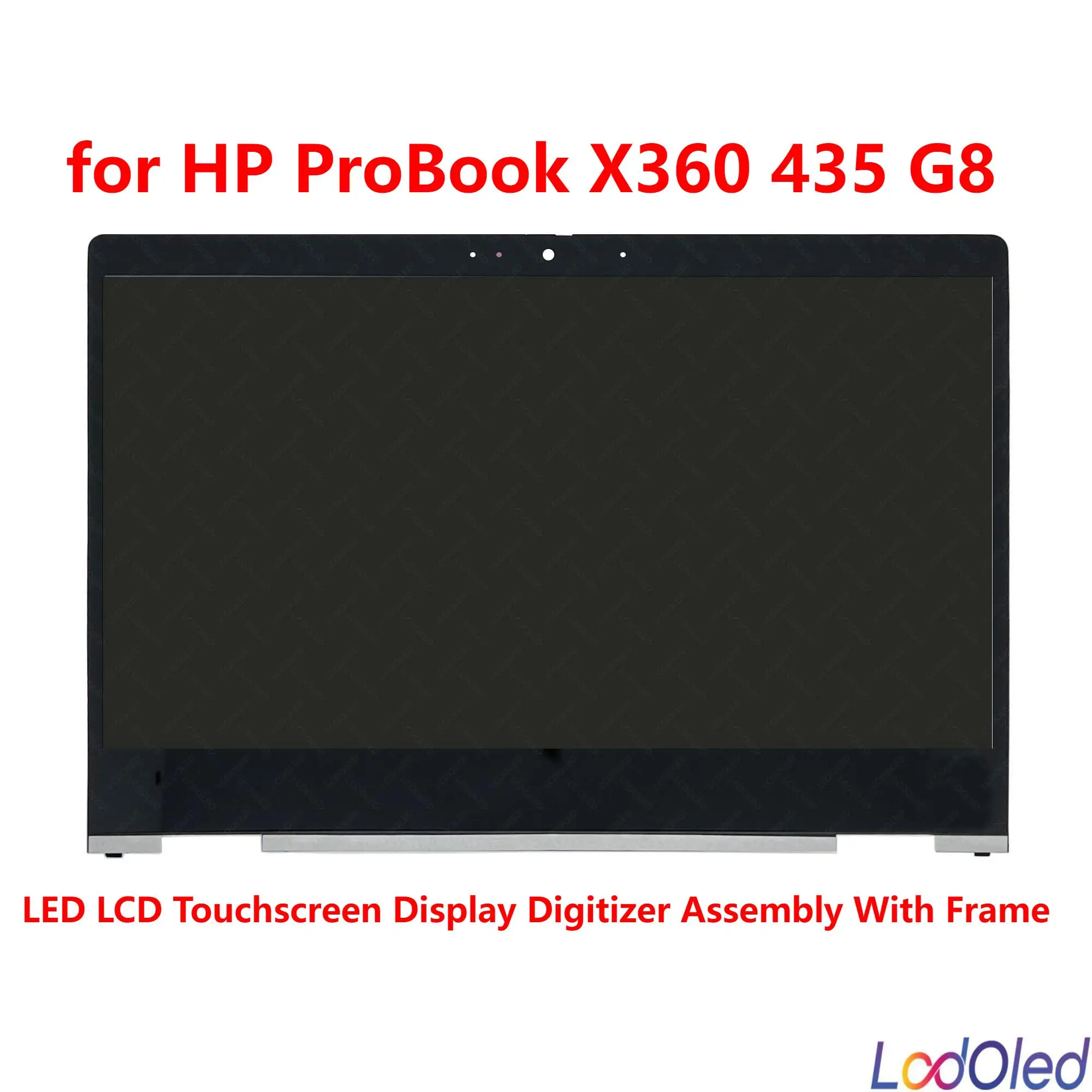 

13.3'' FHD LED LCD Touchscreen Display Digitizer Assembly With Frame for HP ProBook X360 435 G8 1920x1080 30pins 60Hz