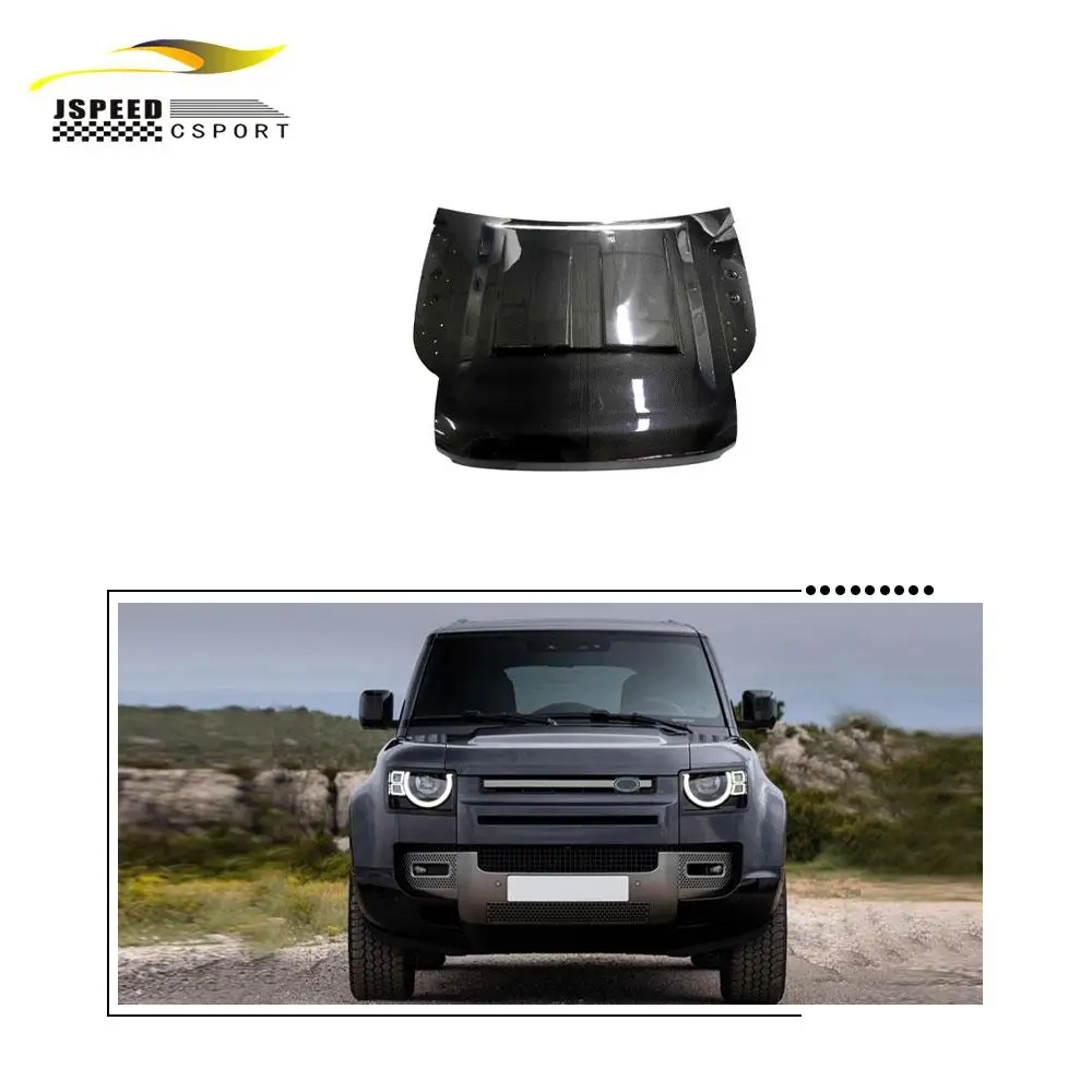 

Suitable for The JCSPORTLINE dry carbon fiber hood of the Land Rover Defender L663 Suitable for 2021-2022
