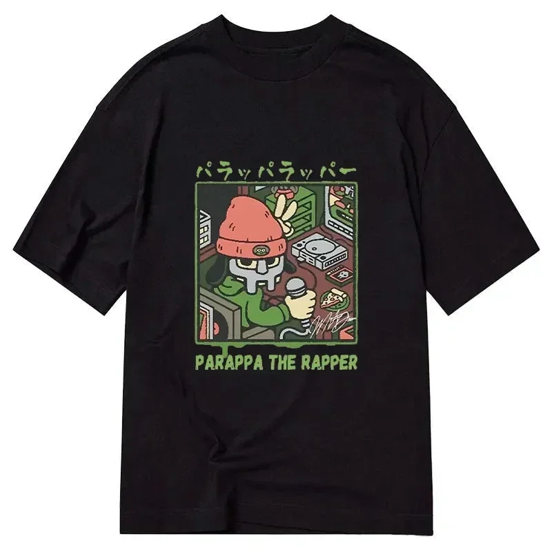 The Rapper Retro Video Game T-Shirt Men Women Classic 90s Hip Hop Print Oversized Casual Streetwear Short Sleeve Tee Tops