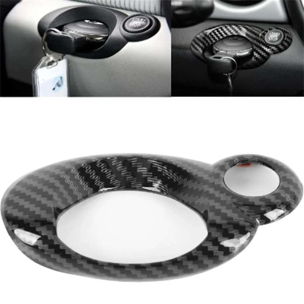 

​Car Ignition Switch Key Start Trim Sticker ABS Pattern Car Styling Interior for Mini Cooper R54 R56 Start Sticker Accessories