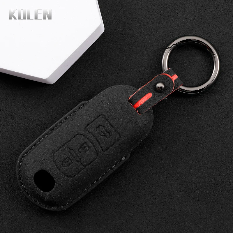 Funda de cuero para mando a distancia de coche, carcasa para Mazda 2, 3, 6, Atenza, Axela, Demio, CX-5, CX5, CX-3, CX7, CX-9, 2 y 3 botones