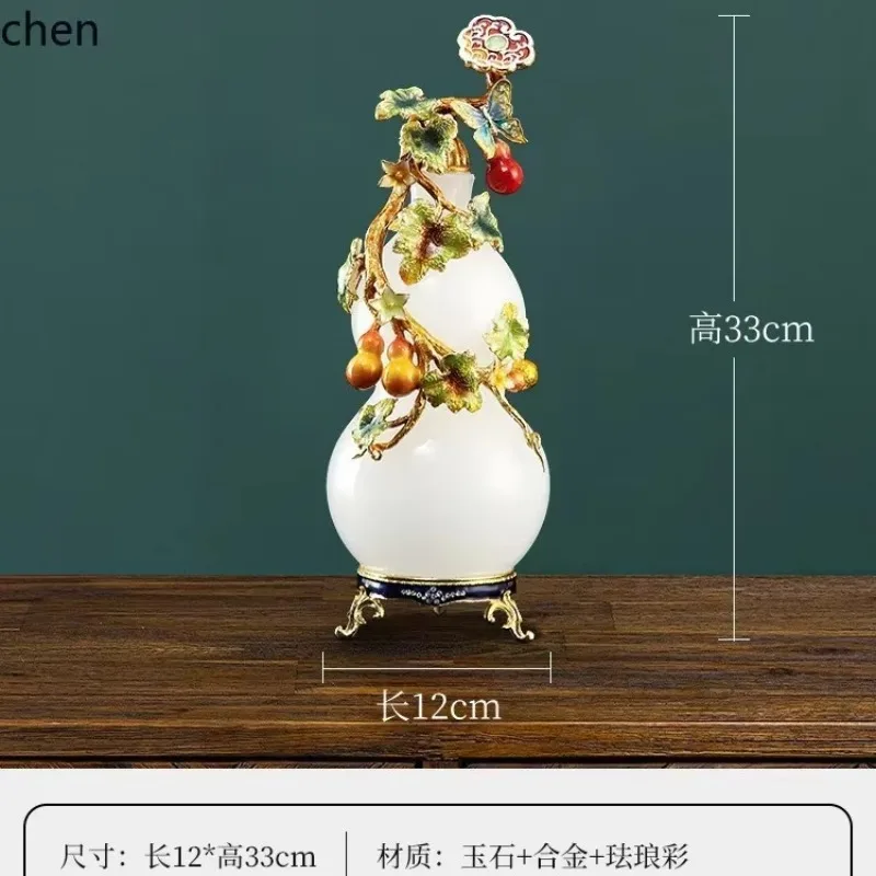 d3 Gourd Ornament Ceramic Gift Living Room Decoration Entryway Wine Cabinet Superior Workmanship, Purchase With Confidence