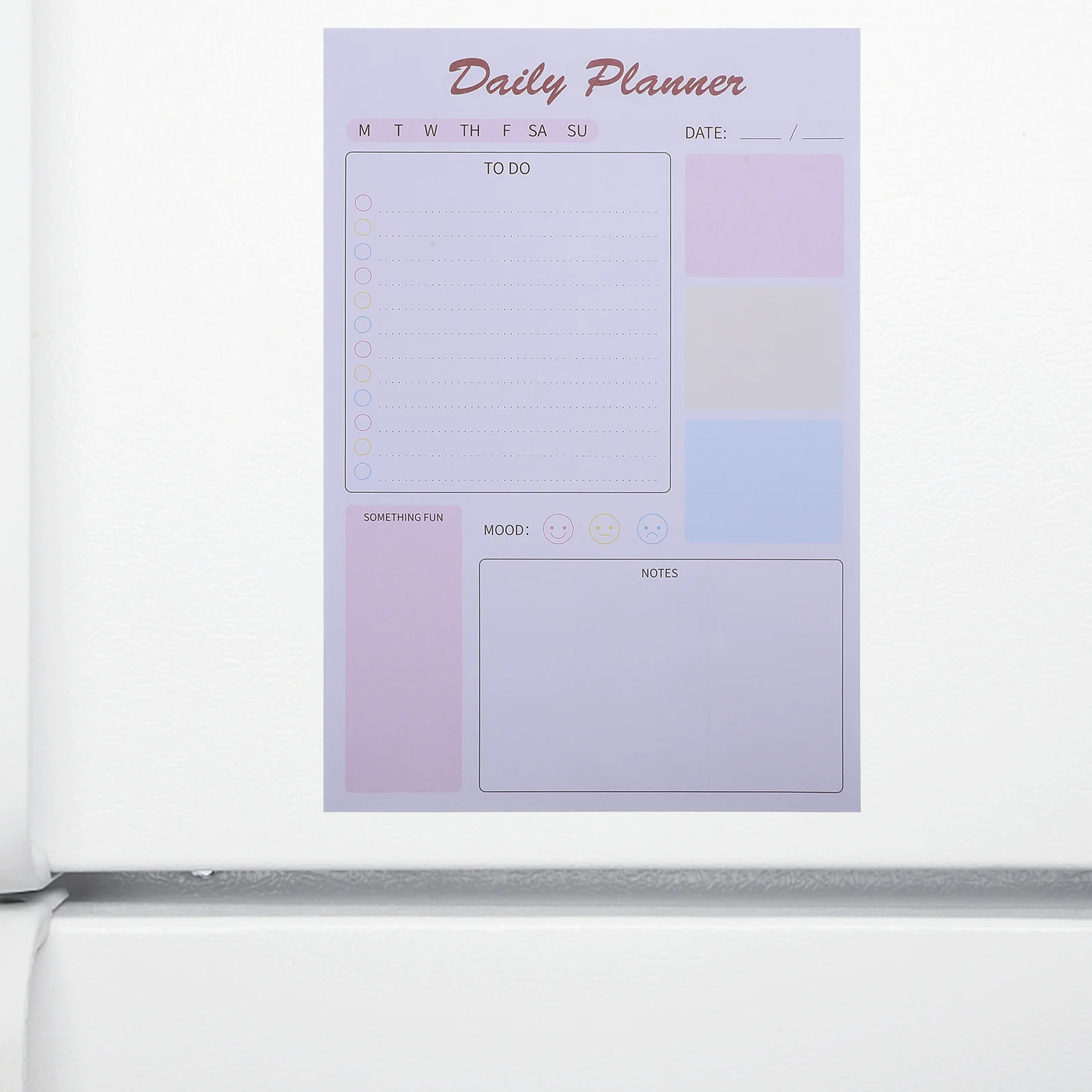 

Magnetic Daily Planner Notepad Compact Tear-Off Schedule Book For Home Office Travel Portable Task List Pad Multi-Function Memo