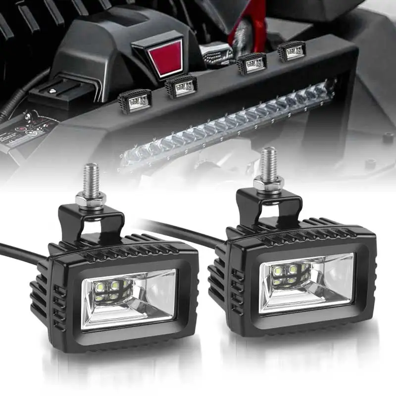 

3 inch LED Work Light Pods Wide Flood Beam Driving Running Light Fog Light For Off Road 4x4 Jeep SUV ATV Truck Car Boat 12V 24V