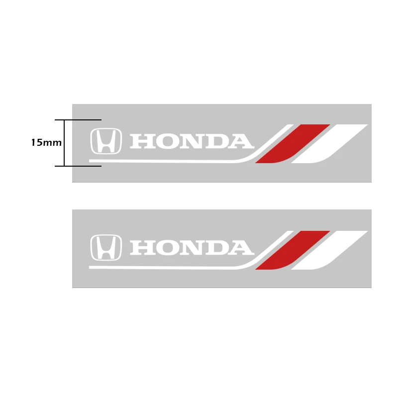 Creative stickers emblem Auto Decor Decals Car Window Wiper Stickers For Honda Odyssey CRV Civic XR-V HR-V City Accord Jazz