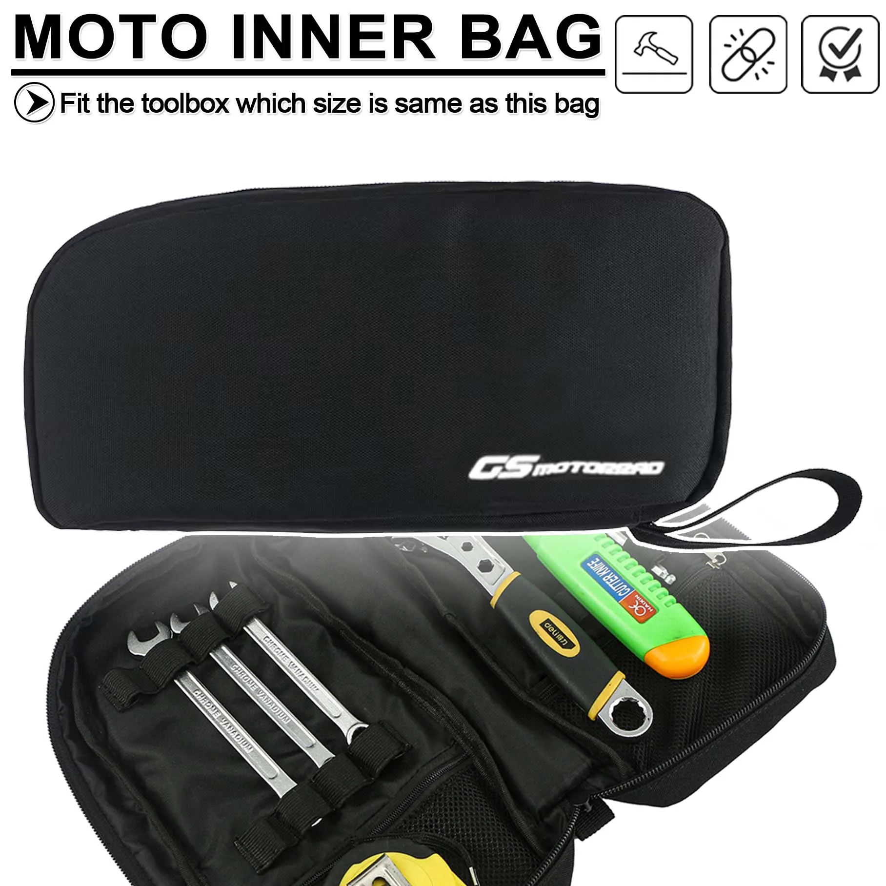 

Motorcycle Toolbox Waterproof Inner Bag Case Toolbag For BMW R1200GS R1250GS F700 F850 GS ADV TRK 502 X Side Box Storage Bags