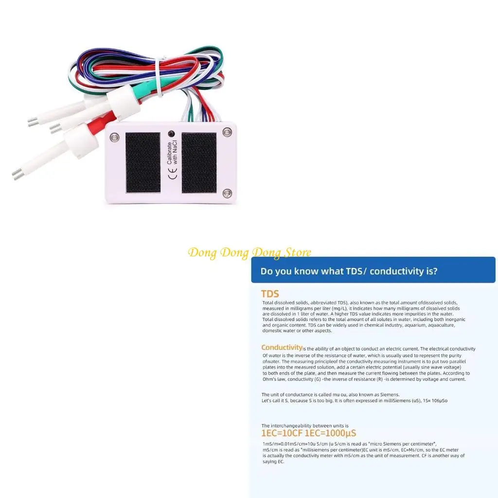 

Professional Water Testing Pen with Three Probes Triple Inlines PPM Monitor