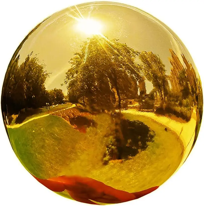 巨大なインフレータブルPVCミラーボール,クリスマスパーティー用の再利用可能な金属球,背景の結婚式の装飾,1パック