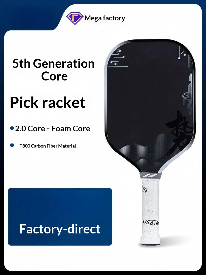 

Ракетка для пиклбола T800 из углеродного волокна с пенопластовым сердечником GEN5