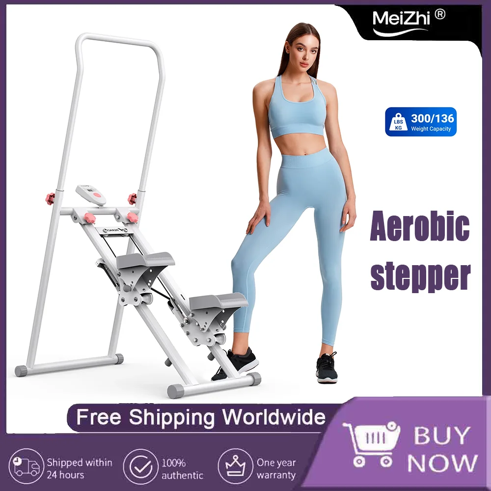 

Compact Folding Elite Stair Stepper for Home Gym Exercise New Version Vertical Climber Machine Full-Body Workout Cardio Stepper