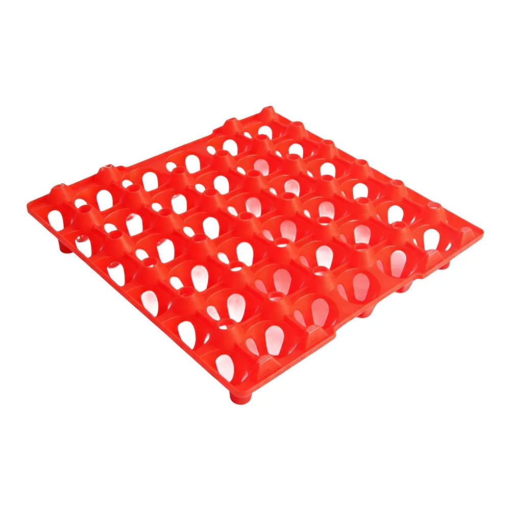 Plastic Egg Holder Tray 30 Slots for Duck Eggs Transport Storage Stackable Food For Safe 28.5x28.5x5cm Lightweight Design