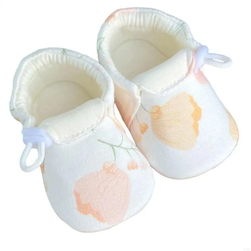 أحذية مشي مريحة لحديثي الولادة F3KC بإغلاق مرن ونعال خفيفة الوزن لفصل الربيع #5