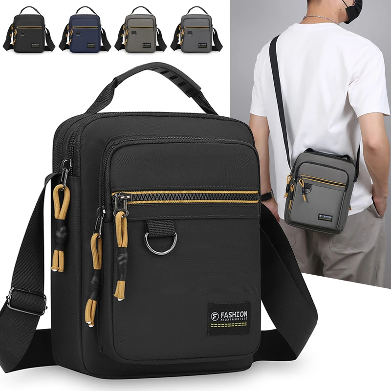 

Trendy and Fashionable Men's Single Shoulder Crossbody Bag, Versatile and Stylish, Large Capacity Crossbody Bag for Everyday Wear