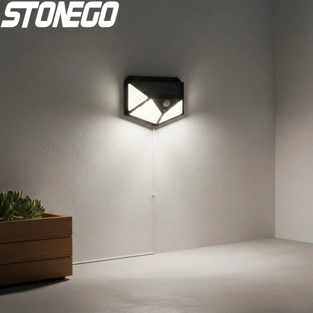 

High Power LED Solar Lights Outdoor Waterproof PIR Motion Sensor Solar Lamp for Garden Pathway Yard Security Decoration