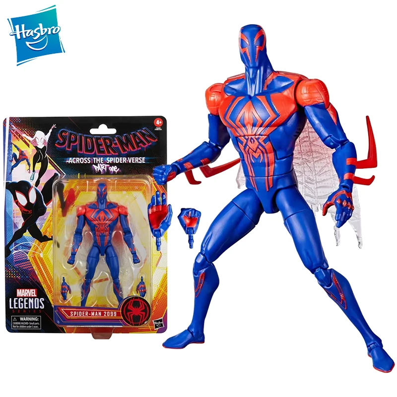 

In-Stock Original Hasbro Marvel Legends Series Spider-Man 2099 6inch Anime Action Figure Toys Doll Collection Model Hobby Gifts