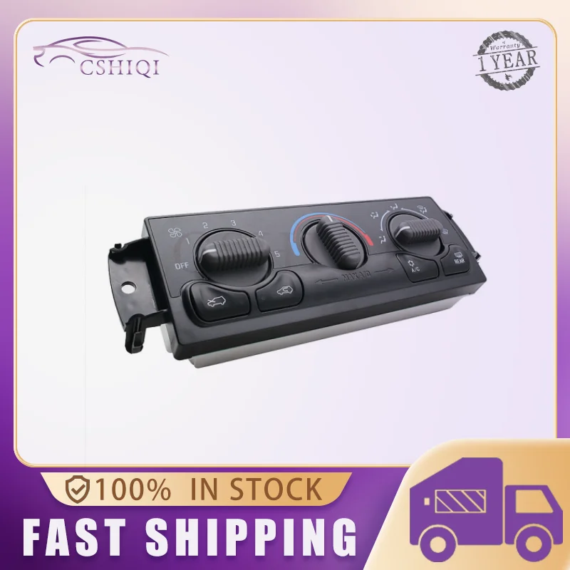 

high quality 599-218 19244873 16221605 AC Heater Climate Control Module For Chevy Silverado 1500 2500 3500 Pickup 1999-02