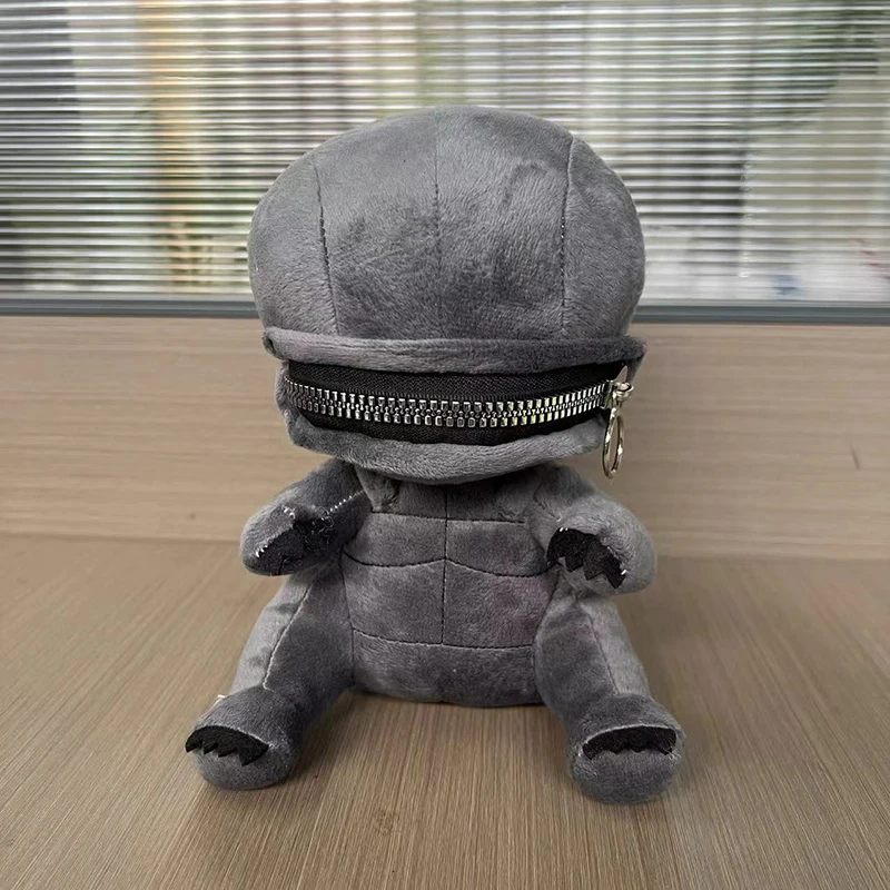 Alien Xenomorph Shaped Zipper Mouth Plush Doll Kawaii Plush Pillows Stuffed Toys Cartoon Decor Trendy Toy Birthday Present Gift