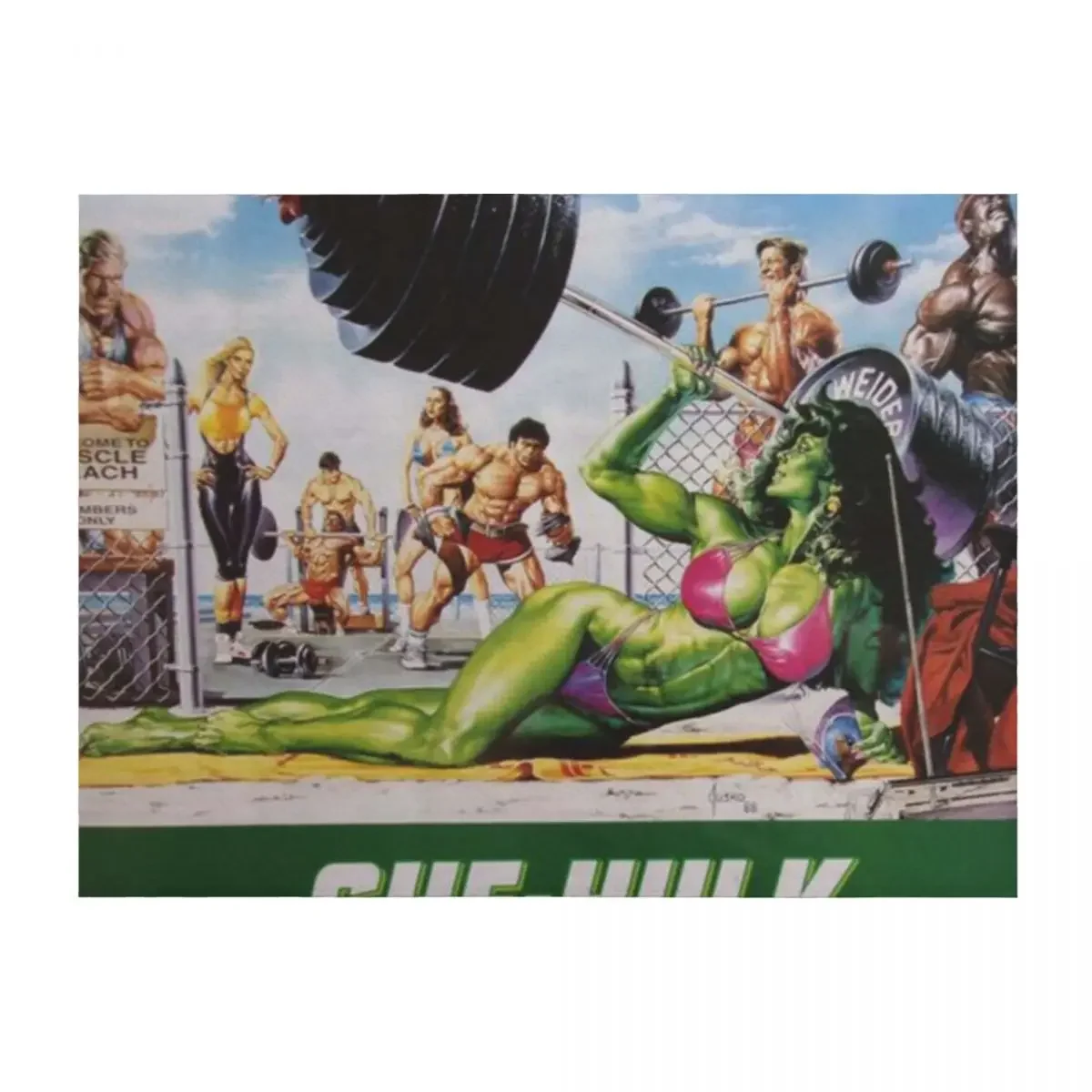 

SheHulk Throw Blanket For Sofa Thin Weighted Cute Plaid Thin Blankets